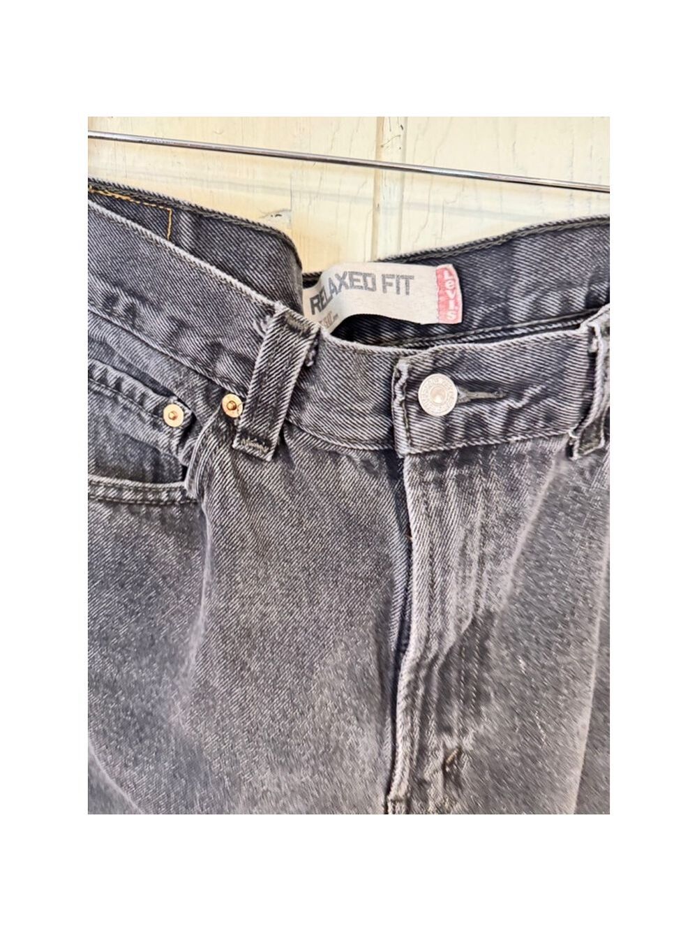 Levi's Men's Jeans Black W34 L32 - Picture 6 of 13